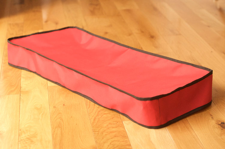 Included removable cover for lined compartment